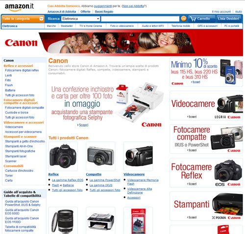 canonst Apre il Canon Store di Amazon.it , prezzi sbalorditivi!!